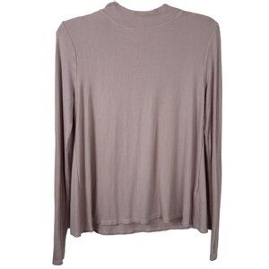 Michael Stars Anthropologie Blush Pink Ribbed Casual T Shirt One Size EUC